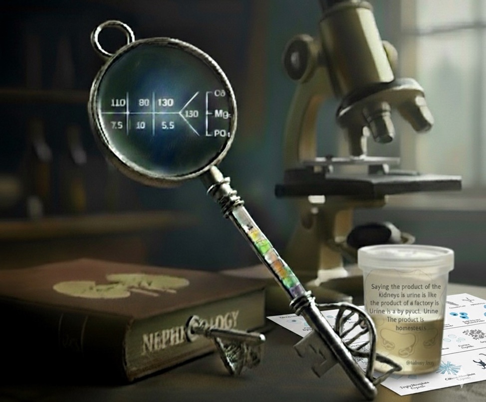 Urine Nephrology Skeleton Key graphic