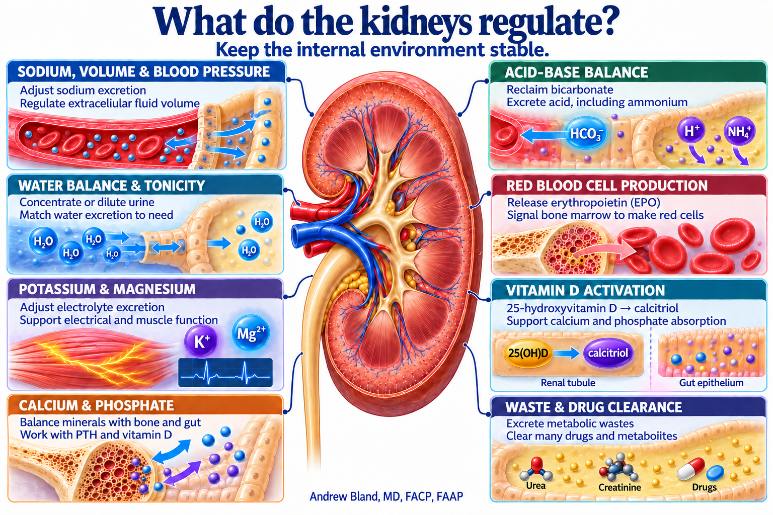 What Do the Kidneys Regulate? visual summary