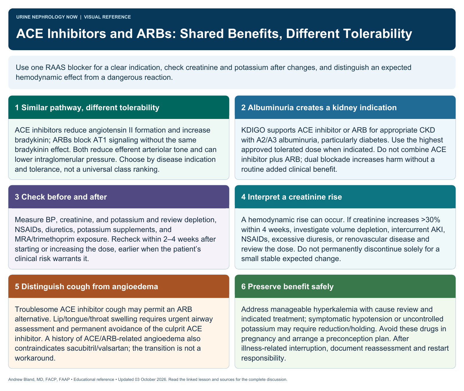 ACE Inhibitors and ARBs: Shared Benefits, Different Tolerability. Full text follows below.