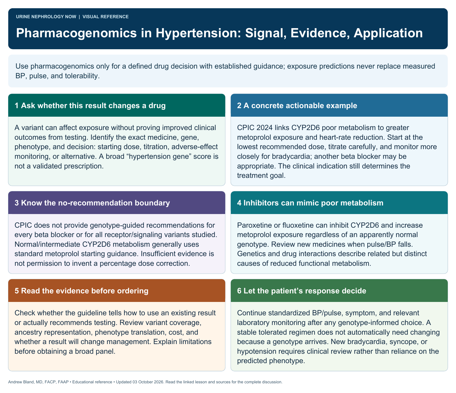 Pharmacogenomics in Hypertension: Signal, Evidence, Application. Full text follows below.