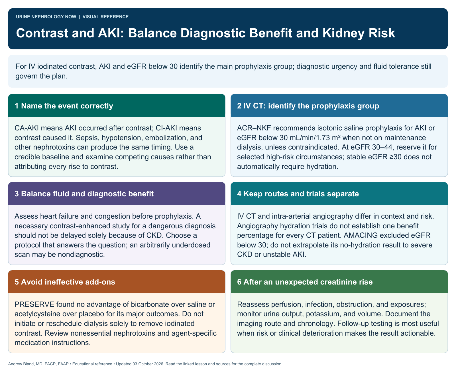 Contrast and AKI: Balance Diagnostic Benefit and Kidney Risk. Full text follows below.