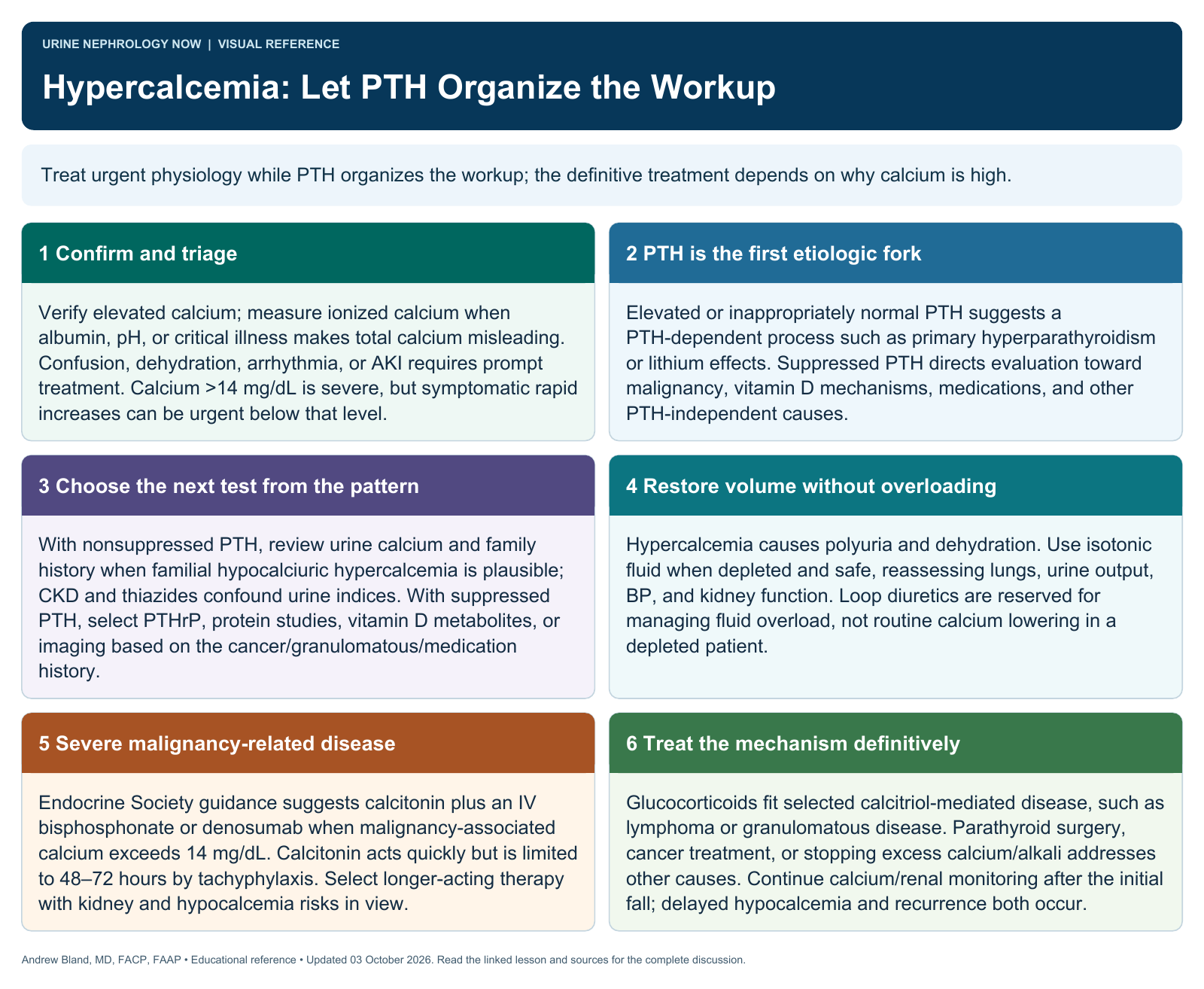Hypercalcemia: Let PTH Organize the Workup. Full text follows below.