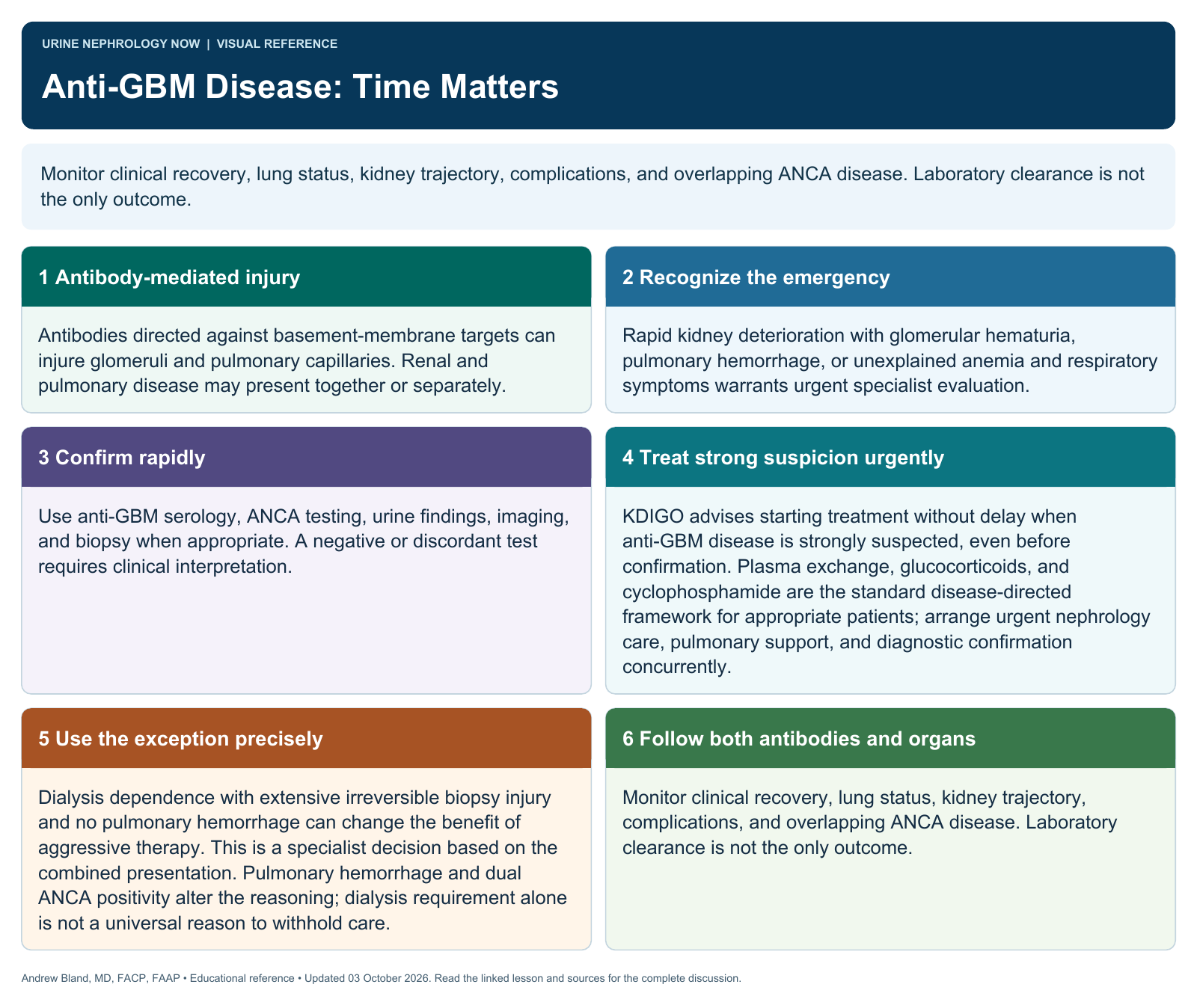 Anti-GBM Disease: Time Matters. Full text follows below.