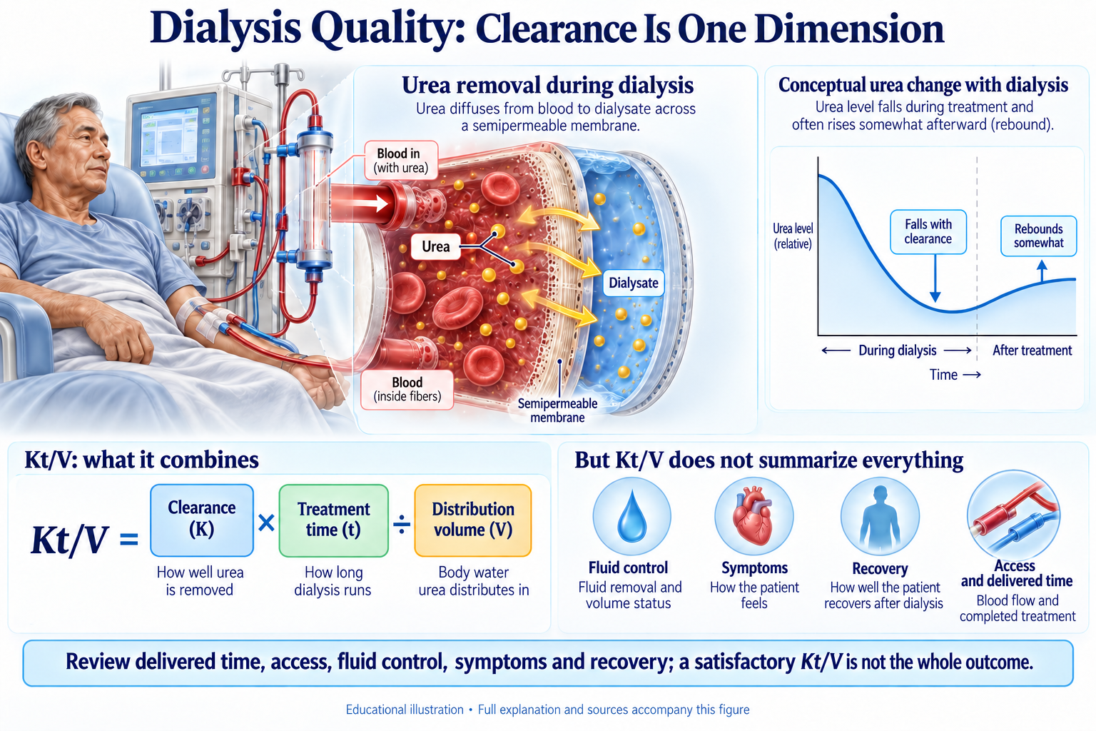 Dialysis Quality: Clearance Is One Dimension visual summary