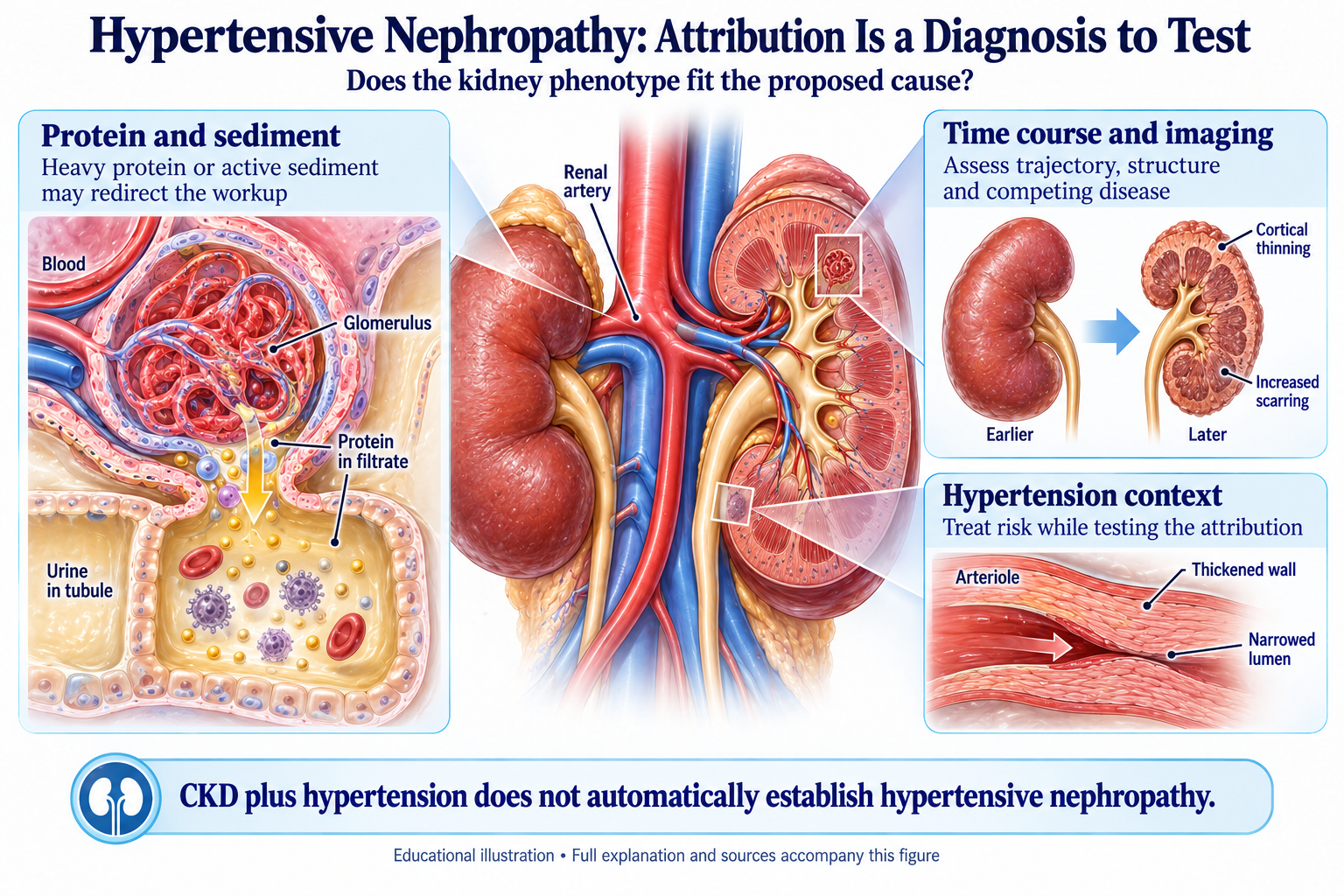 Hypertensive Nephropathy: Attribution Is a Diagnosis to Test visual summary