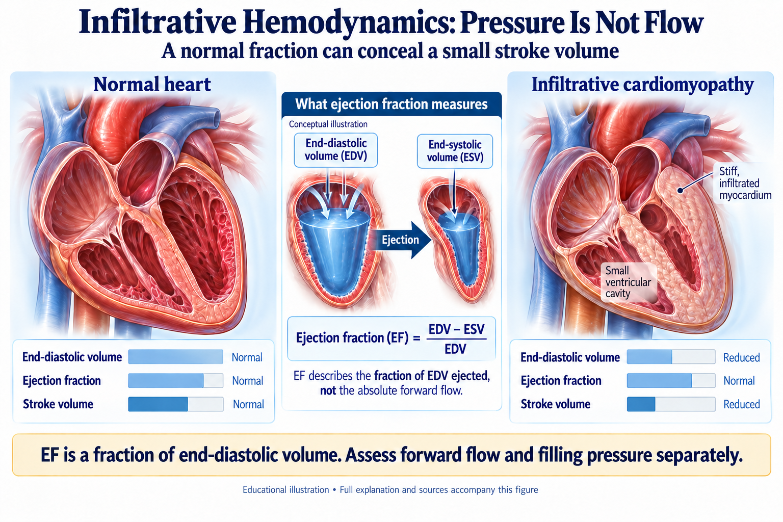 Shock With Preserved EF: Measure Forward Flow visual summary