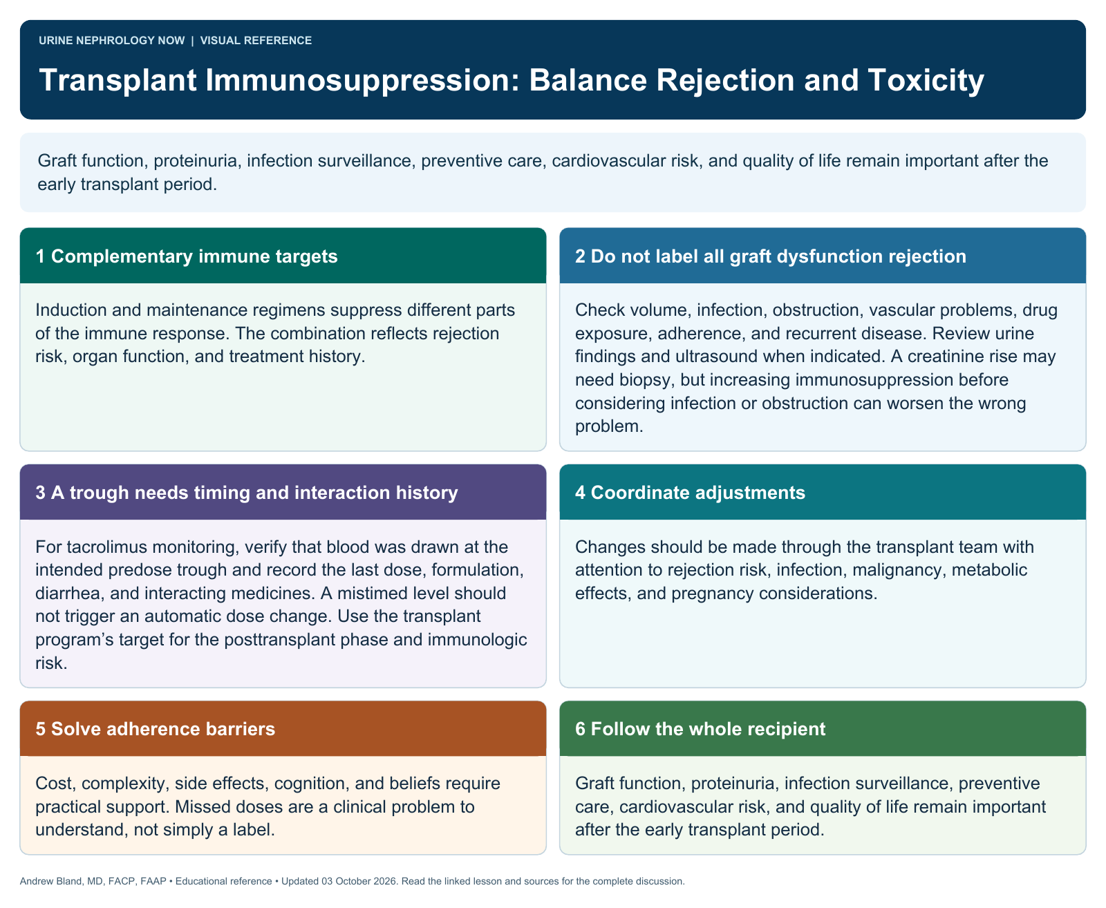 Transplant Immunosuppression: Balance Rejection and Toxicity. Full text follows below.