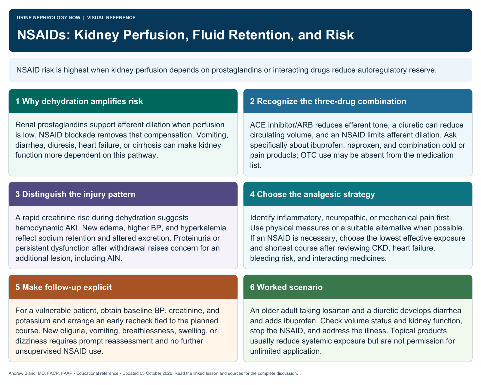 NSAIDs: Kidney Perfusion, Fluid Retention, and Risk. Full text follows below.