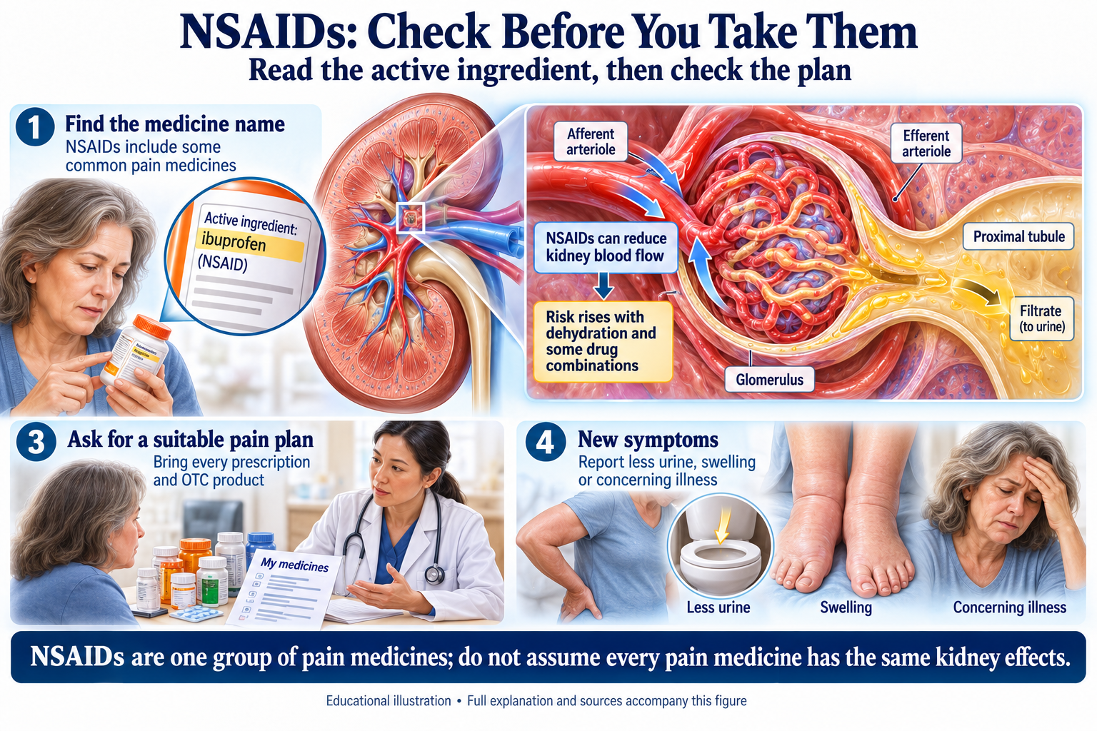 NSAIDs: Check Before You Take Them visual summary
