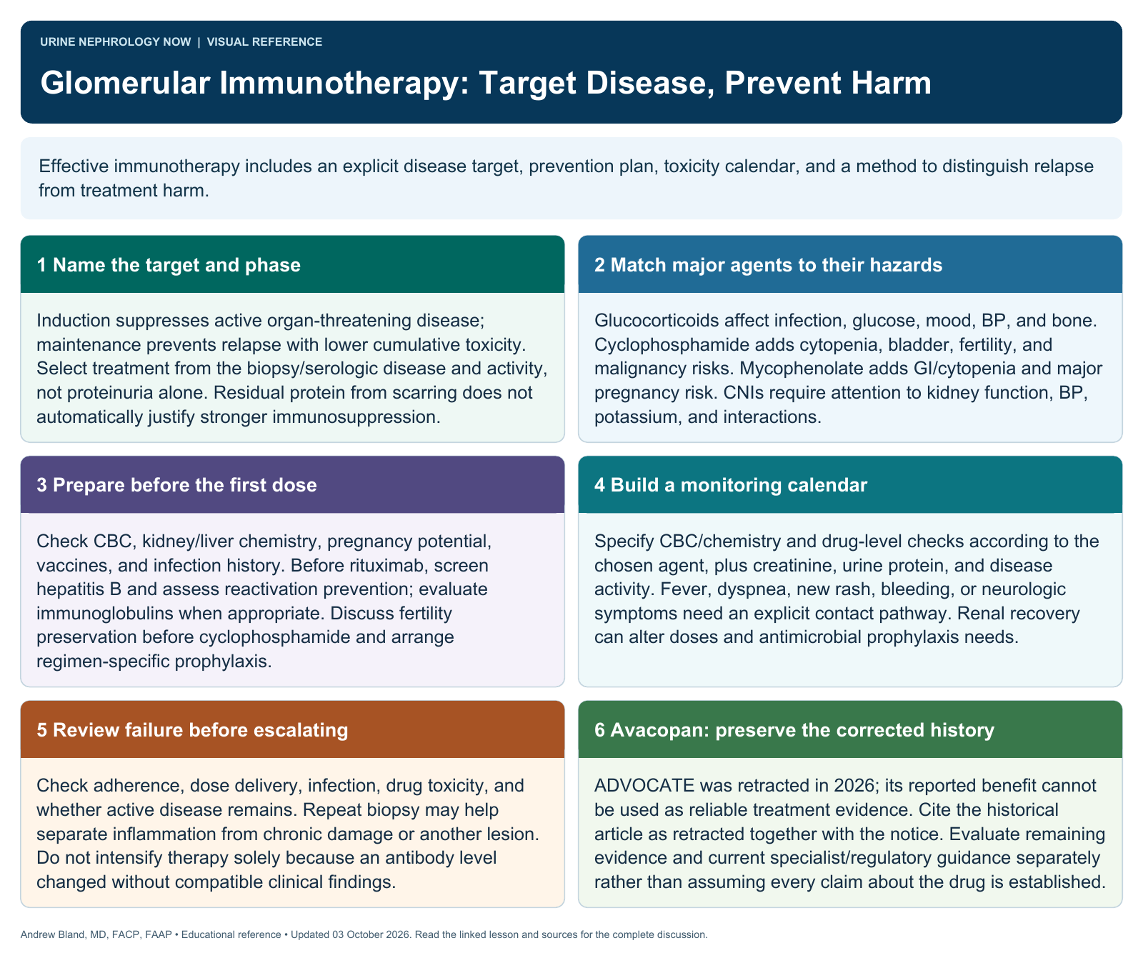 Glomerular Immunotherapy: Target Disease, Prevent Harm. Full text follows below.