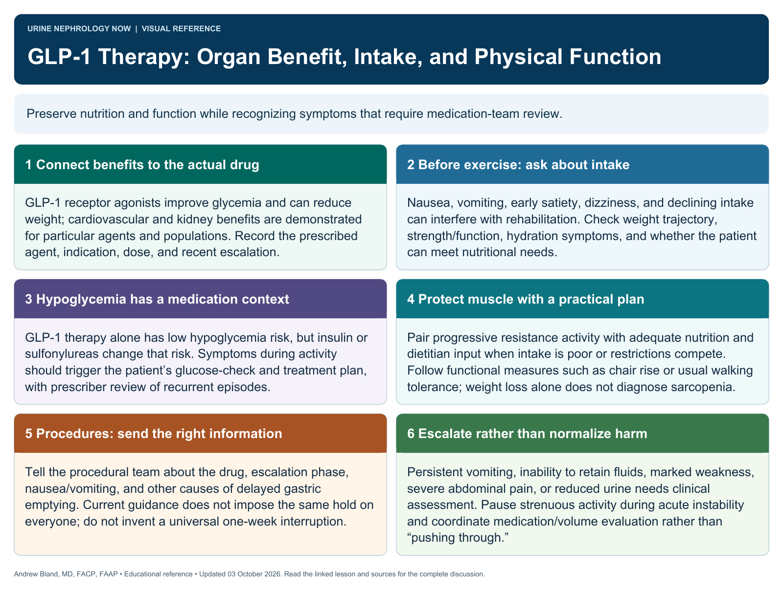 GLP-1 Therapy: Organ Benefit, Intake, and Physical Function. Full text follows below.