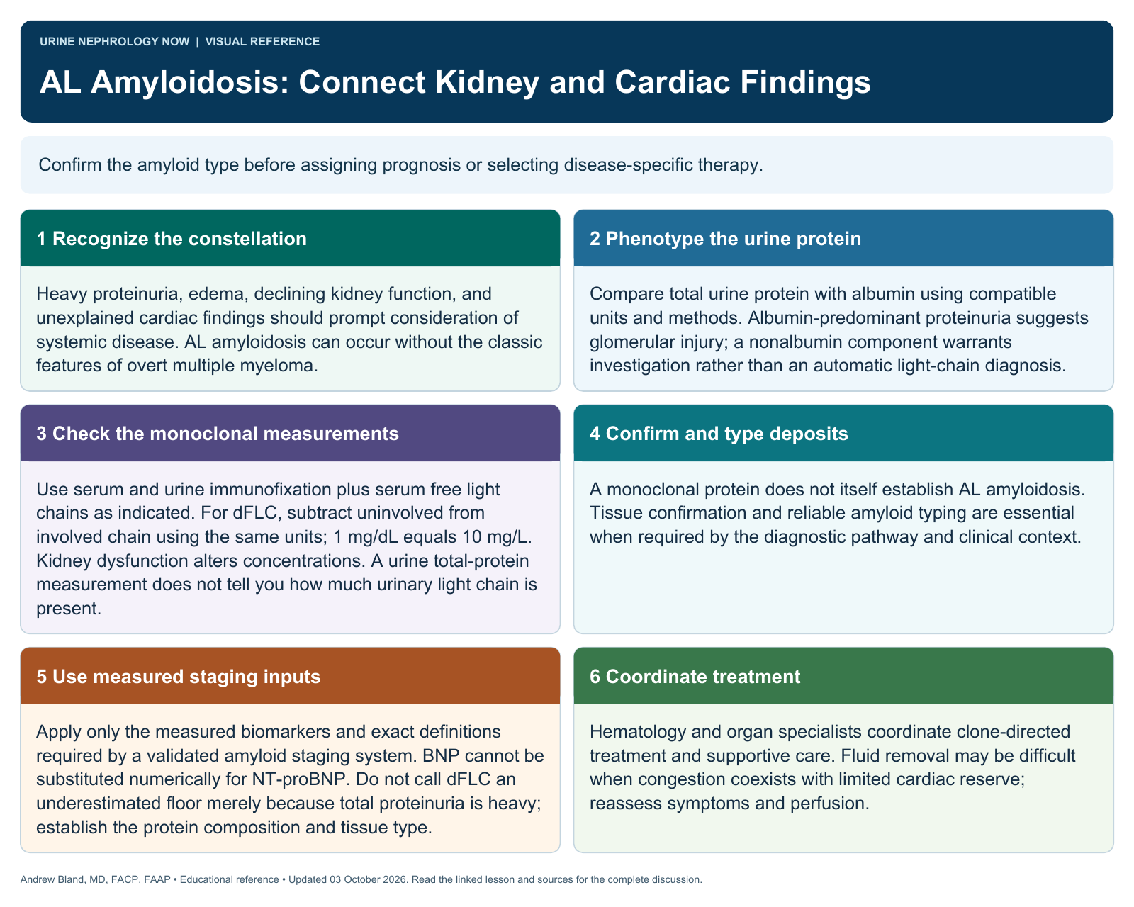 AL Amyloidosis: Connect Kidney and Cardiac Findings. Full text follows below.